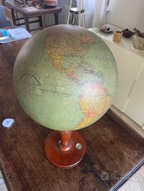 Mappamondo antico Dietrich Reimer Berlin anni '20 