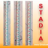 Asta Graduata  vintage  TTA  Geometra , fai da te 
