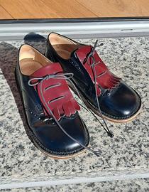 Scarpa stringata pelle donna