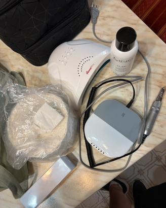Kit completo per ricostruzione unghie in gel/semi