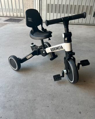 Triciclo multifunzione 3 in 1