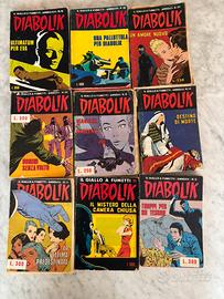 Diabolik anni ‘70 - batch 2 da 9 libri