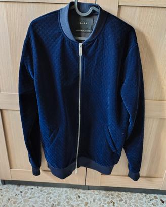 Giacca Blu Velluto Uomo Zara 