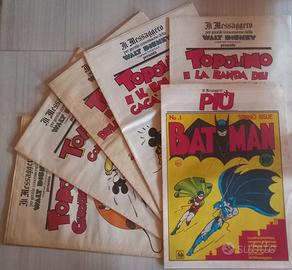 Fumetti 1989 Topolino e Batman - Il Messaggero