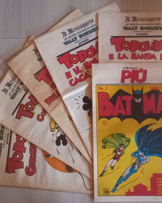 Fumetti 1989 Topolino e Batman - Il Messaggero