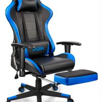 VADIM Sedia Gaming con Poggiapiedi