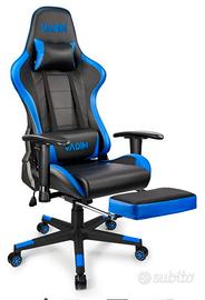 VADIM Sedia Gaming con Poggiapiedi