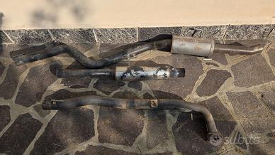 Linea scarico 60 mm Cup per Citroën Saxo Vts 16v