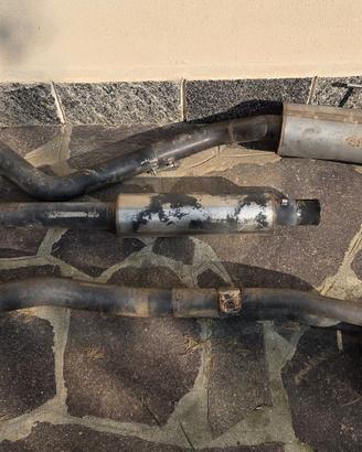 Linea scarico 60 mm Cup per Citroën Saxo Vts 16v