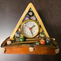 Orologio con sveglia tema bigliardo