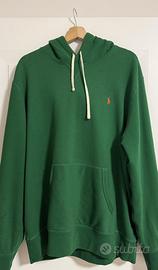 Polo Ralph Lauren felpa hoodie verde XL