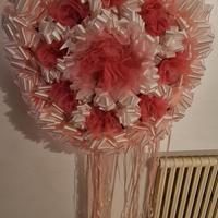 Fiocco nascita + fiocchi rosa