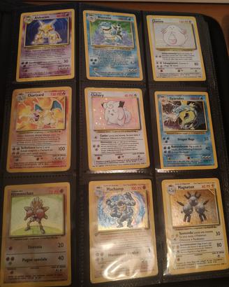 Pokémon set base completo holo 102/102