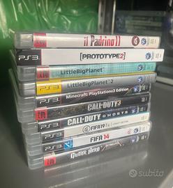 Playstation 3 - lotto 10 giochi Minecraft, Padrino
