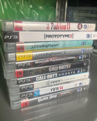 Playstation 3 - lotto 10 giochi Minecraft, Padrino