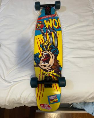 Longboard Santa Cruz x Marvel Wolverine