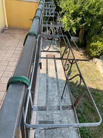 6 fioriere da balcone in ferro