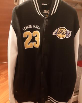 Giacca College NBA Los Angeles LAKERS Ricamata L