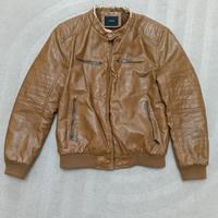 Giacca ecopelle uomo vissuta 