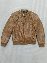 Giacca ecopelle uomo vissuta 