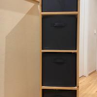 Mensole a cubo in legno × 2