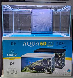 Acquario ciano 60led