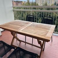 Tavolo da giardino pieghevole (4-6 posti)