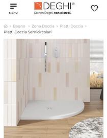piatto doccia deghi nuovo