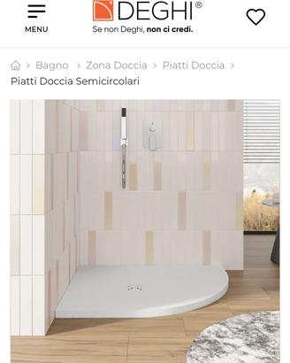 piatto doccia deghi nuovo