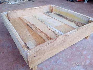 Vaso contenitore in legno