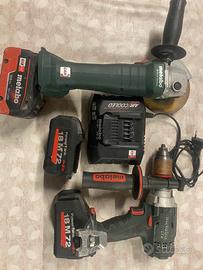 smeglatrice e  trapano metabo