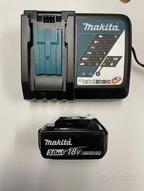 KIT MAKITA CARICA + BATT. - DC18RC + BL1830