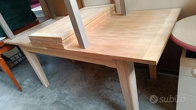 tavolo allungabile grezzo