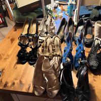 SOLO RITIRO- lotto 9 paia scarpe donna firmate+3