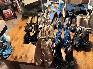 SOLO RITIRO- lotto 9 paia scarpe donna firmate+3