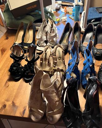 Guess, Janet, Manas, Zara, lotto di 9 paia scarpe