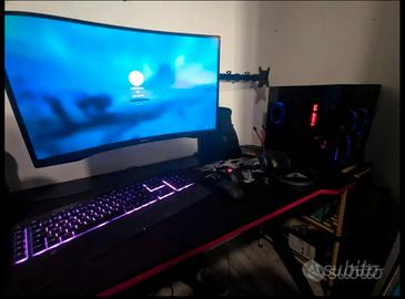 Postazione PC gaming completa