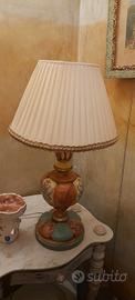 Lampada in legno
