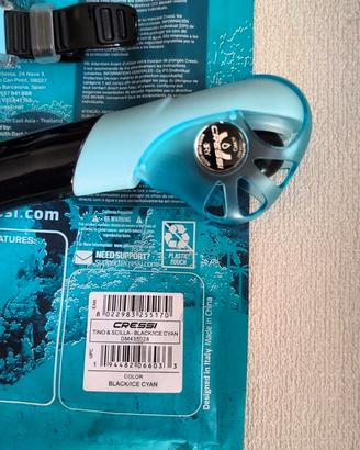 Nuovissima. Cressi Set Maschera + pinne