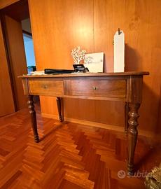 Scrittoio e comodino antichi fine ’800 in legno