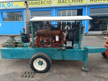gruppo motopompa con motore da camion 6 cilindri