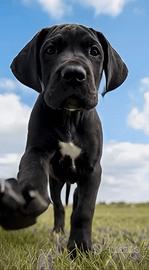 Cuccioli di Alano nero, ad alta geneaologia