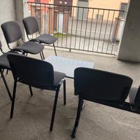 Sedie per ingresso o sala d’attesa