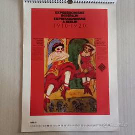  Raro Calendario 1986 Goethe-Institut Arte/Cinema