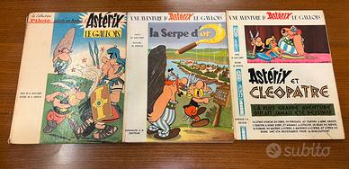 Asterix primi 3 volumi francesi Dargaud anni ’60