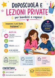 Doposcuola - lezioni private