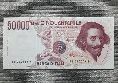 Banconota Lire Bernini 