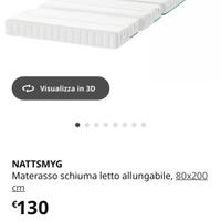Materasso allungabile ikea  NATTSMYG
