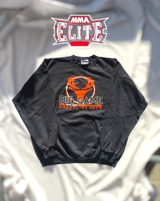 MMA Elite Hoodie Felpa Bomber Pullover Hanes Wrest