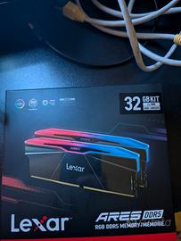 Lexar ARES Gen2 RGB DDR5 RAM 32GB Kit 6000MHz CL30
